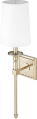 1 Light Wall Sconce 26 Inches Tall and 6.5 Inches Wide - Modern Gold