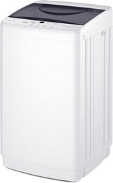 1.06 Cu.Ft. Portable Washing Machine, 7.7LBS Full-Automatic Laundry Washer with Stainless Steel Drum, 10 Wash Cycles &