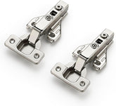 1 Pair 2 Packs Full Overlay Cabinet Door Hinges,105 Degree Adjustable Concealed Kitchen Cabinet Hinges Soft Close for Face Frame Cabinet