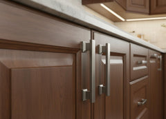 10 Pack Brushed Satin Nickel Cabinet Pulls, 5 Inch(128mm) Hole Centers Kitchen Cabinet Handles for Cabinets and Drawers