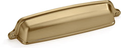 10 Pack 5 inch(128 mm) Drawer Pulls Champagne Bronze Cabinet Cup Pulls Cabinet Hardware Brushed Gold Kitchen Cabinet