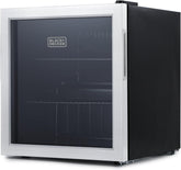1.7 Cu. Ft. Beverage Cooler, Beverage Fridge with Double Pane Glass Door
