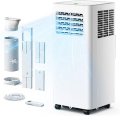 10,000 BTU Portable Air Conditioners, 4 in 1 Portable AC with Cool, Dry, Fan, Sleep Modes