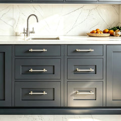 10 Pack Brushed Nickel Cabinet Pulls Kitchen Cabinet Handles, 3inch Cabinet Pullls Brushed Nickel&Gold Kitchen Pulls