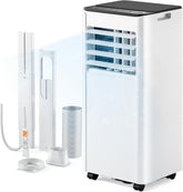 10,000 BTU Portable Air Conditioner, 3-in-1 Portable AC Unit with Cools, Dehumidifier, Fan, 50 dB Sleep Mode
