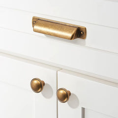 10 Pack 3" Drawer Pulls Antique Brass Cabinet Cup Pulls Kitchen Hardware Cabinet Handles Drawer Handles Knobs 3 inch