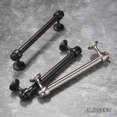 10 Pack Oil Rubbed Bronze Cabinet Pulls, 5 Inch(128mm) Hole Centers Cabinet Handles Kitchen Hardware Straight Bar for Cabinets and Drawer AL3082ORB