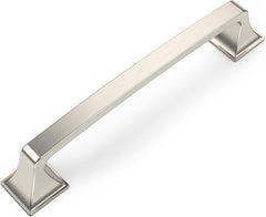 10 Pack Brushed Satin Nickel 5 Inch(128mm) Hole Centers Kitchen Cabinet Pulls Hardware Kitchen Handles for Cabinets