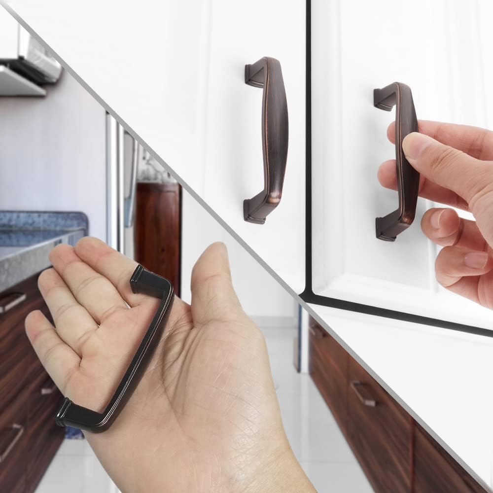 10 Pack 3 Inch Oil Rubbed Bronze Kitchen Cabinet Pulls Rubbed Bronze Cabinet Handles Bronze Cabinet Hardware Cabinets