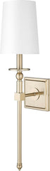 1 Light Wall Sconce 26 Inches Tall and 6.5 Inches Wide - Modern Gold