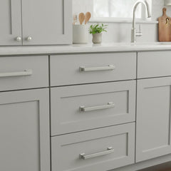 10 Pack Brushed Satin Nickel Cabinet Pulls, 5 Inch(128mm) Hole Center Cabinet Handles Kitchen Pulls for Cabinets and Drawer AL3071SN