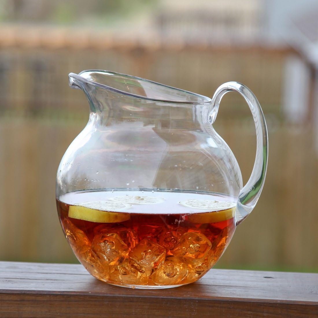 100 oz Shatterproof Plastic Pitcher, the Large Capacity Makes it Excellent for Parties, Both Indoor and Outdoor, Clear