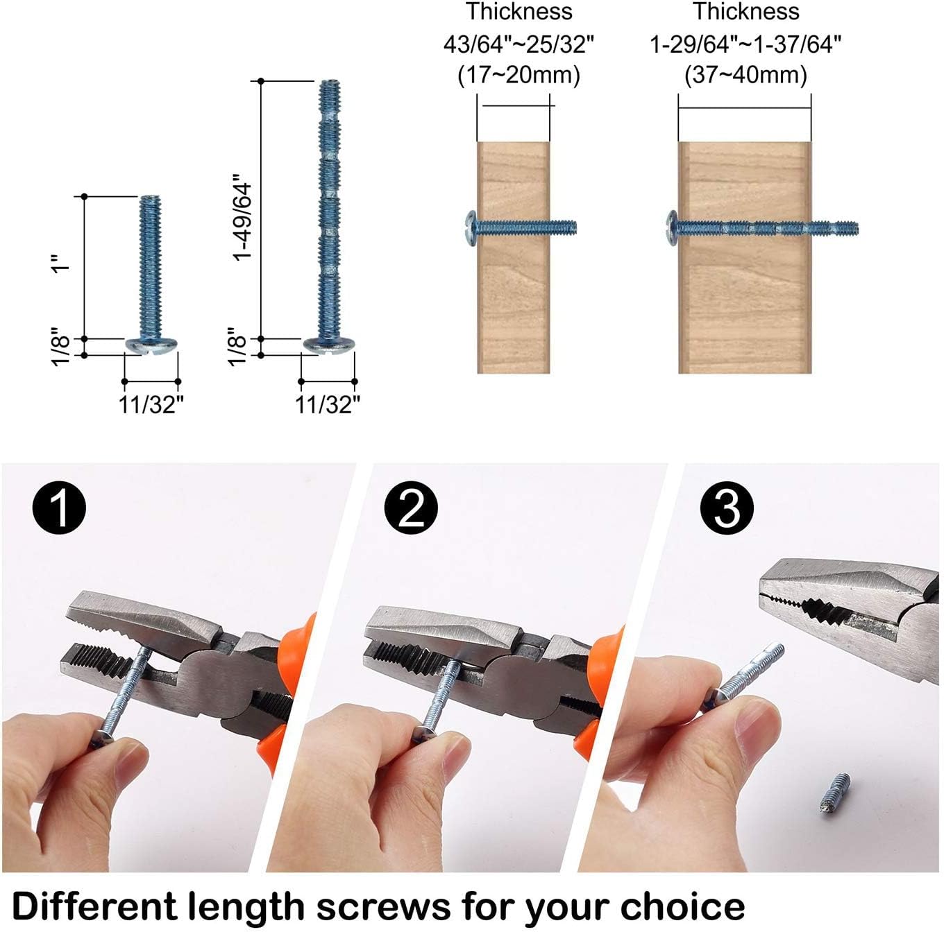 10 Pack Champagne Bronze Cabinet Knobs 1.2 Inch(30mm) Single Hole Cabinet Handles Drawer Knobs and Pulls Cabinets ZH0008
