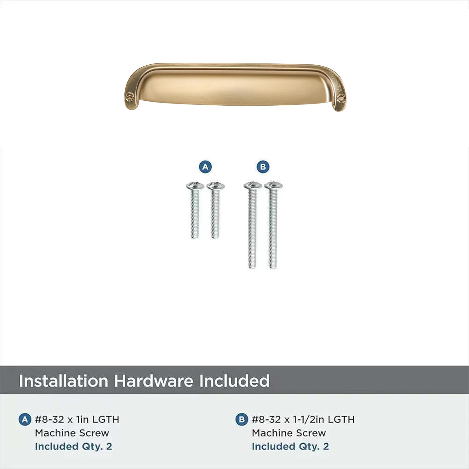 10 Pack 3"(76mm) Hole Center Retro Satin Brass Drawer Pulls Brushed Brass Cabinet Bin Cup Pulls Bathroom Hardware