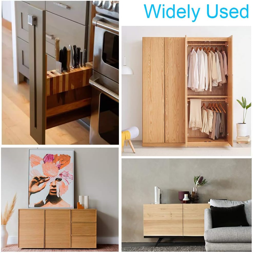 10 Pack Magnetic Push Latch Catch Push to Open Latch Pressure Touch Release Cabinet Catch for Doors Drawers Release