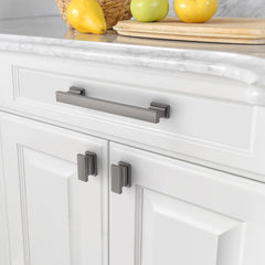 10 Pack 5 Inch(128mm) Brushed Black Nickel Kitchen Cabinet Handles, Cabinet Pulls Kitchen Cabinet Hardware Drawer Pulls