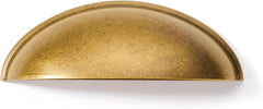 10 Pack 3" Antique Brass Drawer Pulls Cabinet Cup Pulls Vintage Kitchen Hardware Cabinet Handles Drawer Handles Knobs 3