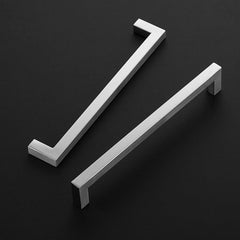 10 Pack 8 Inch Kitchen Square Cabinet Handles Satin Nickel Pulls Brushed Nickel Kitchen Cabinet Hardware Handles Drawer
