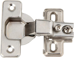 1/2 inch Overlay Concealed Cabinet Hinges, Self-Closing Short Arm European Hinge for Face Frame Cabinets, 105Deg