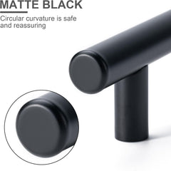10 Pack Cabinet Pulls Brushed Nickel Stainless Cabinet Handles, and Bathroom Cabinets, 5 Inch Length, 3 Inch Hole Center