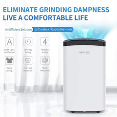 1,500 Sq. Ft Dehumidifier for Basement, 30 Pints Powerful Dehumidifier for Home, Large Rooms, Bedrooms