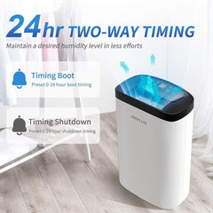 1,500 Sq. Ft Dehumidifier for Basement, 30 Pints Powerful Dehumidifier for Home, Large Rooms, Bedrooms