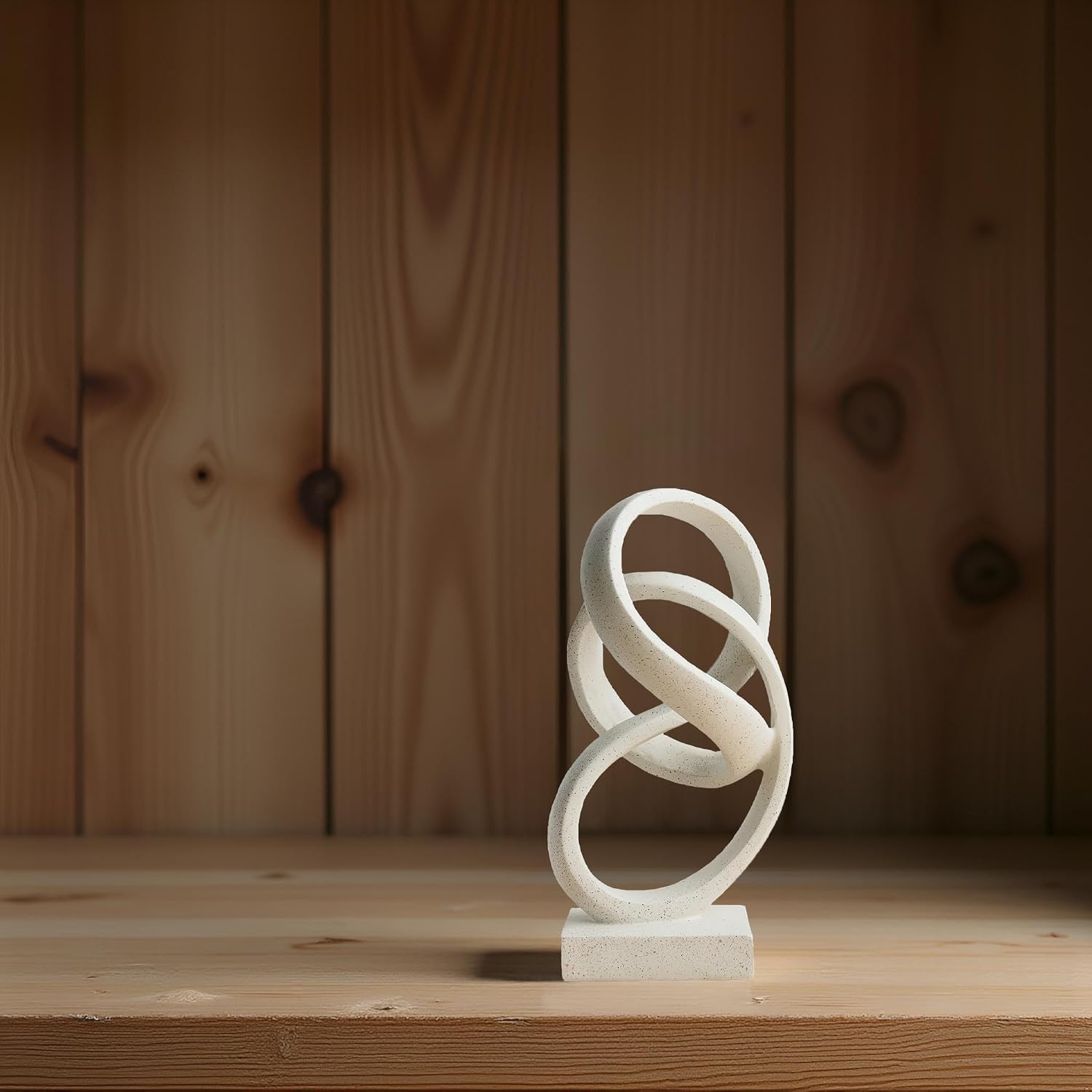 10" Modern Abstract Ribbon Decorative Sculpture, Knot Sculptures,Home Decor,Coffee Table Statues,Dining Living Room