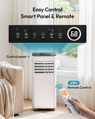 10,000 BTU Portable Air Conditioners, 4-in-1 Portable AC Unit Cools Up to 450 Sq.Ft