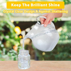100 oz Shatterproof Plastic Pitcher, the Large Capacity Makes it Excellent for Parties, Both Indoor and Outdoor, Clear