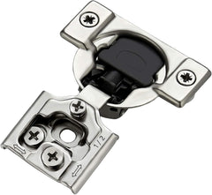 10 Pack 5 Pairs 1/2 inch Overlay Soft Close Hinges Hinges Satin Nickel Hidden Hinges Stainless Steel Concealed Hinge