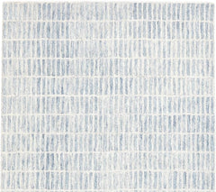 100% Authentic Capitola Tufted Handmade Woolen Area Rug Decor Office Rug (Blue, 12x15 Feet)