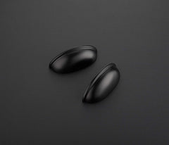 10 Pack 3" Drawer Pulls Flat Black Cabinet Cup Pulls Kitchen Hardware Cabinet Handles Drawer Handles Knobs 3 inch Hole