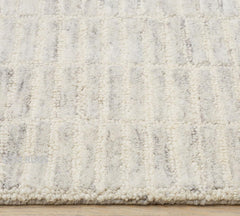 100% Authentic Capitola Tufted Handmade Woolen Area Rug Decor Office Rug (Grey, 9x12 Feet)