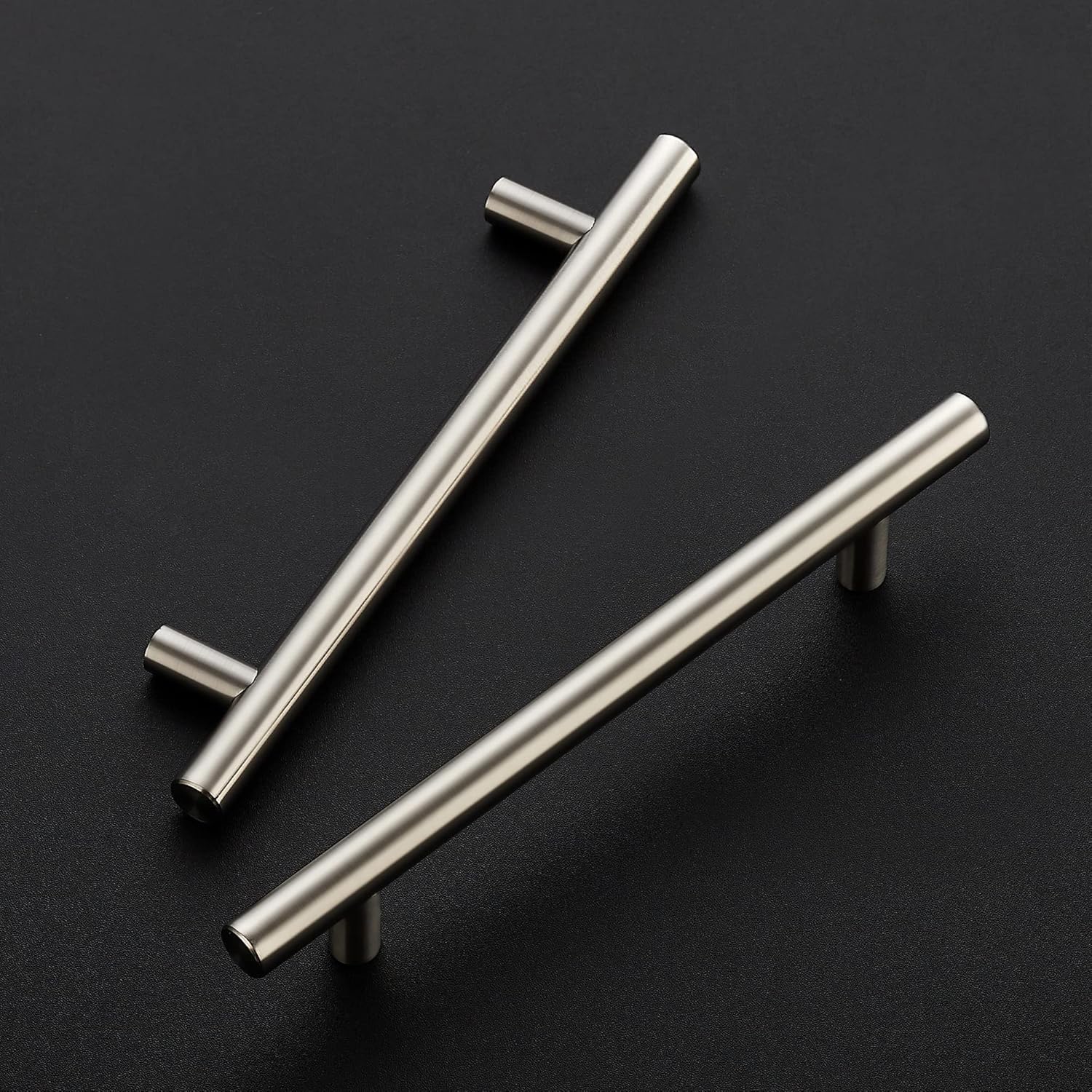 10 Pack | 7.38'' Cabinet Pulls Brushed Nickel Stainless Steel Kitchen Cupboard Handles Cabinet Handles 7.38”Length, 5”