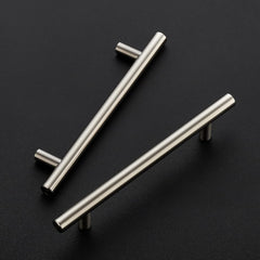 10 Pack | 7.38'' Cabinet Pulls Brushed Nickel Stainless Steel Kitchen Cupboard Handles Cabinet Handles 7.38”Length, 5”