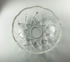 1 Piece - 5 Side Holes, 4-Inch Asfour Chandelier Crystal 30% Lead Crystal Bobeche Lamp Chandelier Parts Cups Clear