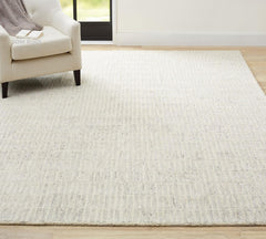 100% Authentic Capitola Tufted Handmade Woolen Area Rug Decor Office Rug (Grey, 9x12 Feet)