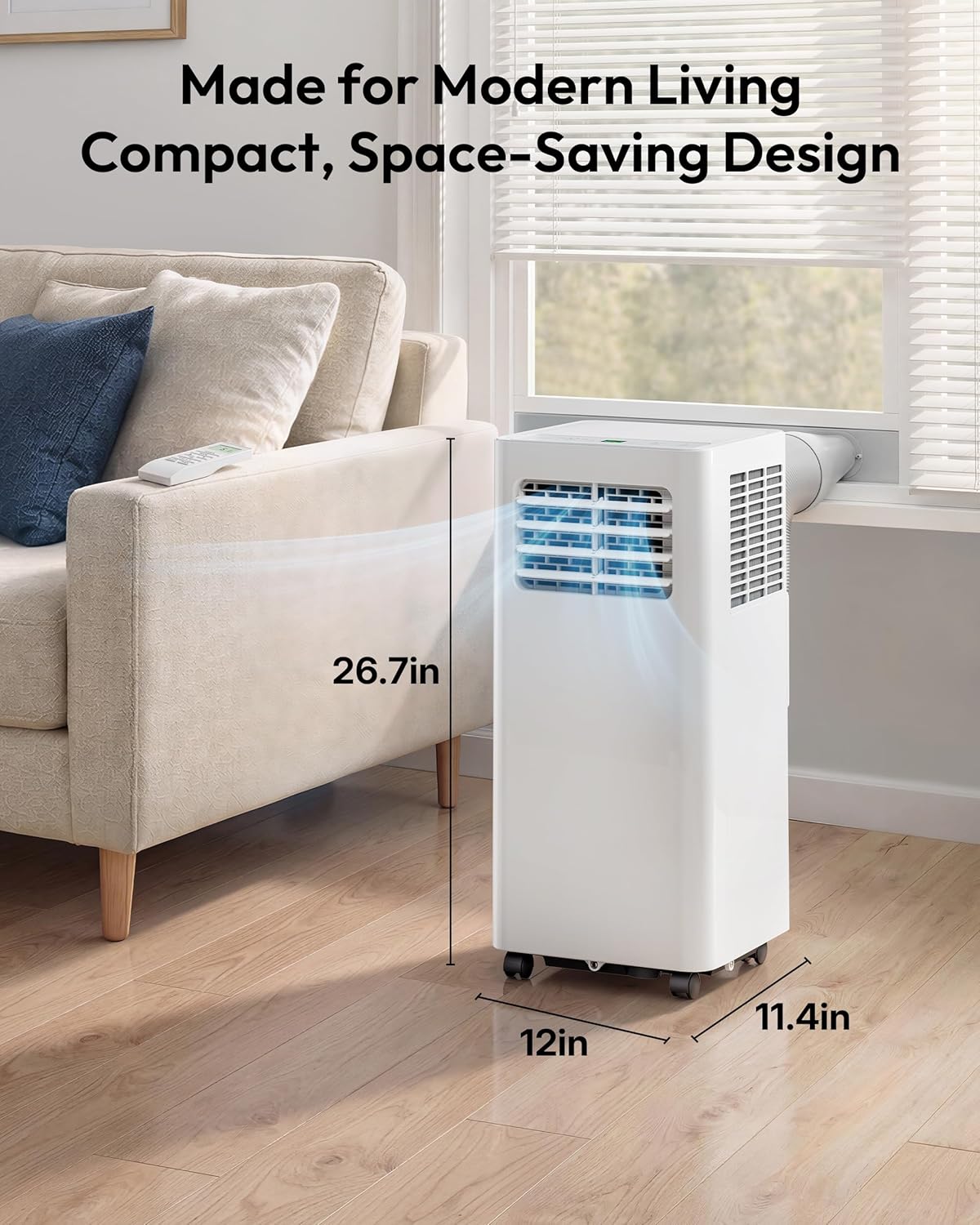10,000 BTU Portable Air Conditioners, 4 in 1 Portable AC with Cool, Dry, Fan, Sleep Modes