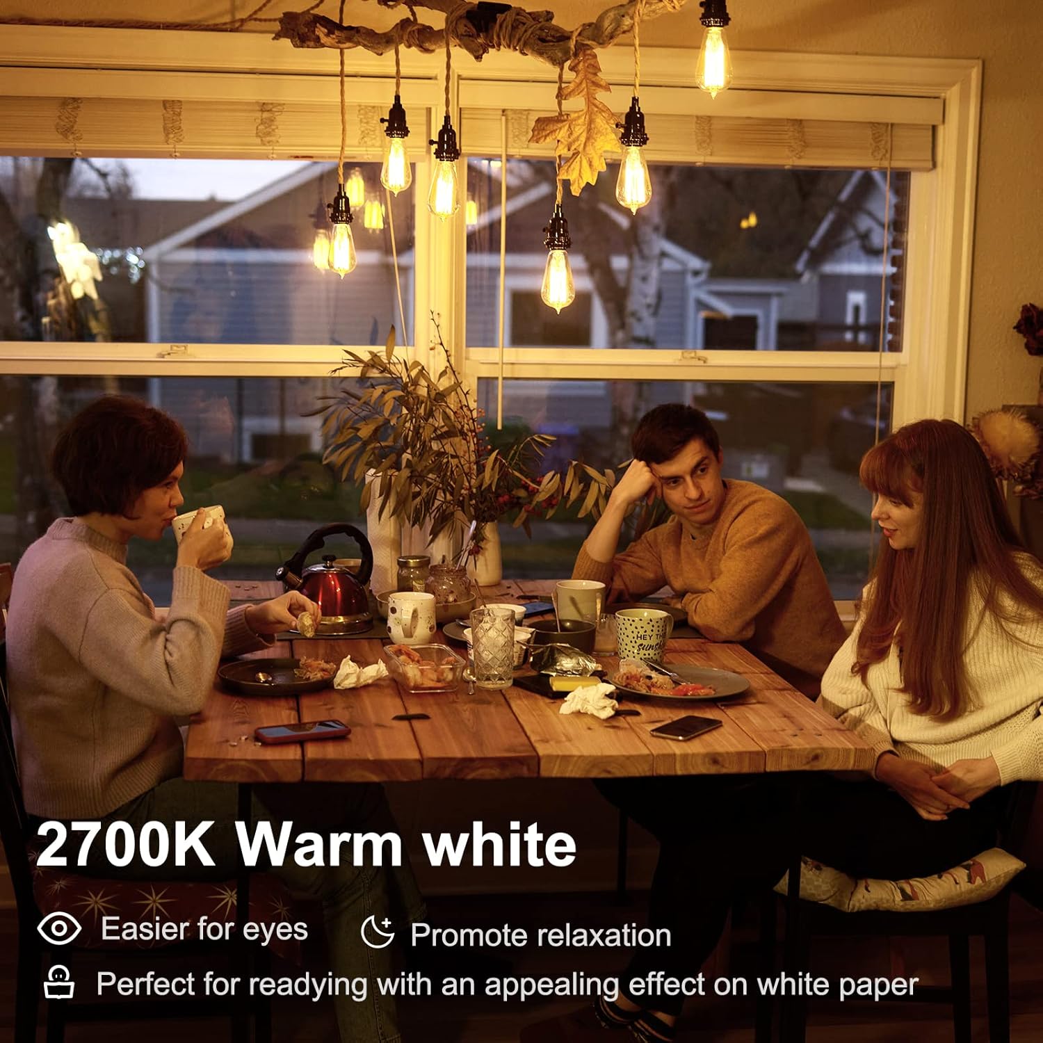 10 Pack Vintage 8W ST58 LED Edison Light Bulbs, Dimmable, 60W Equivalent, 800Lumens, 2700K Warm White, E26 Base LED