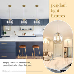 10 Inch Globe Pendant Light Gold Mid Century Pendant Light Adjustable Hanging Light Fixture Globe Pendant Lights